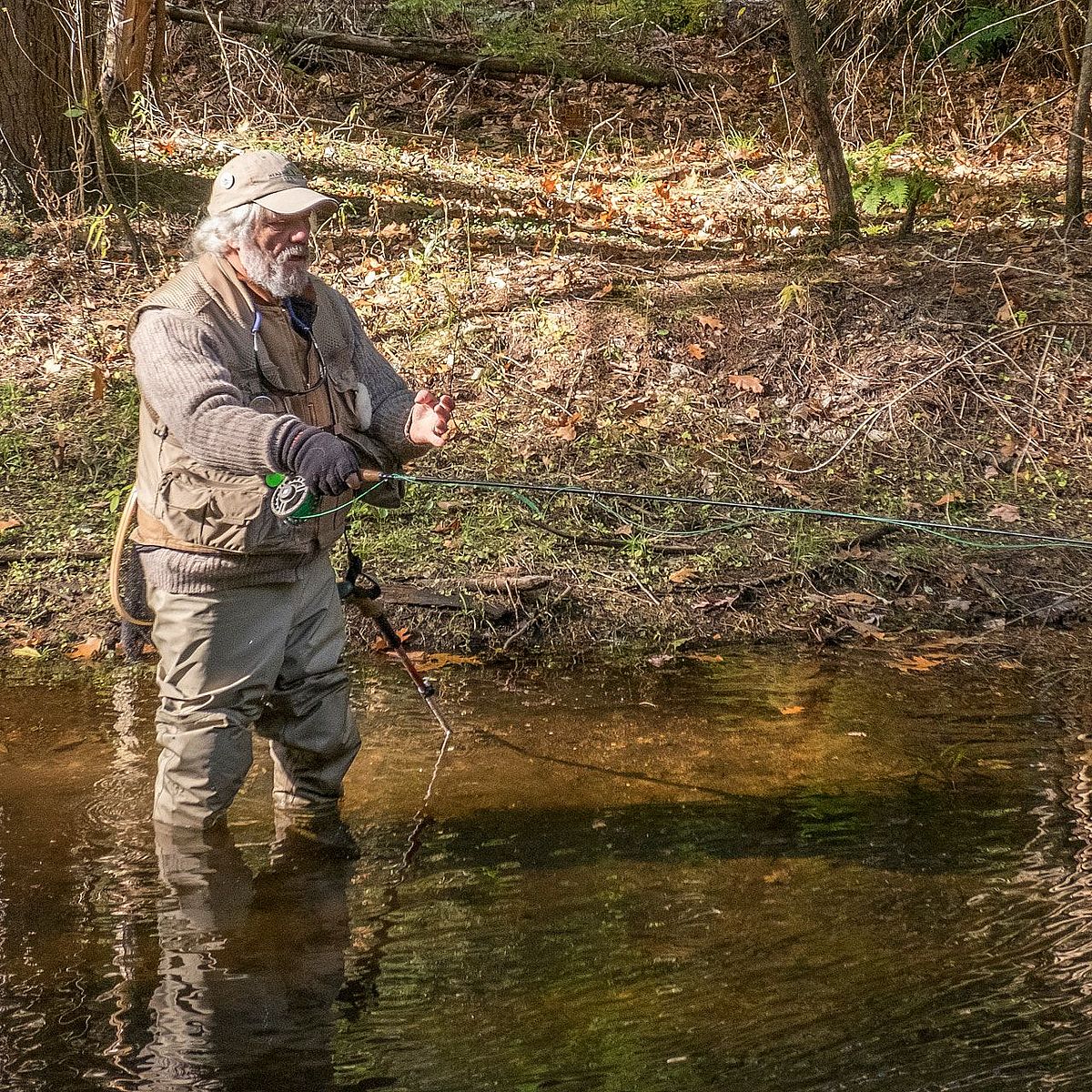 Michael Young fishing