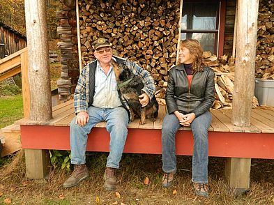 Warren Facey and Leigh Youngblood at Bree-Z-Knoll Farm