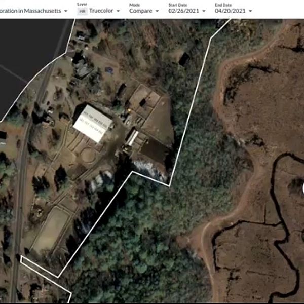 Sample image of remote monitoring from a property. Photo Credit: Upstream Tech