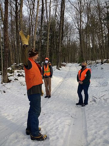Segment of the Old Town Road that crosses Brian Szyndlar’s conserved property