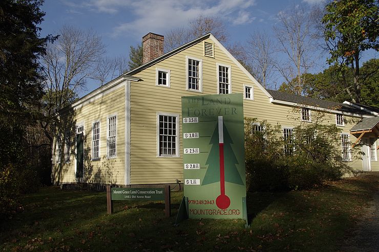 Mount Grace office headquarters after painting