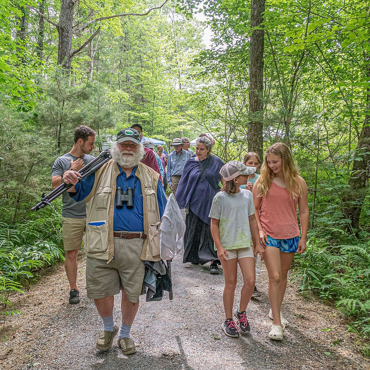 Hikers at Eagle Reserve
