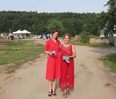 Sarah and Leigh at the 2013 Soiree