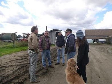 Touring the farm with Mount Grace